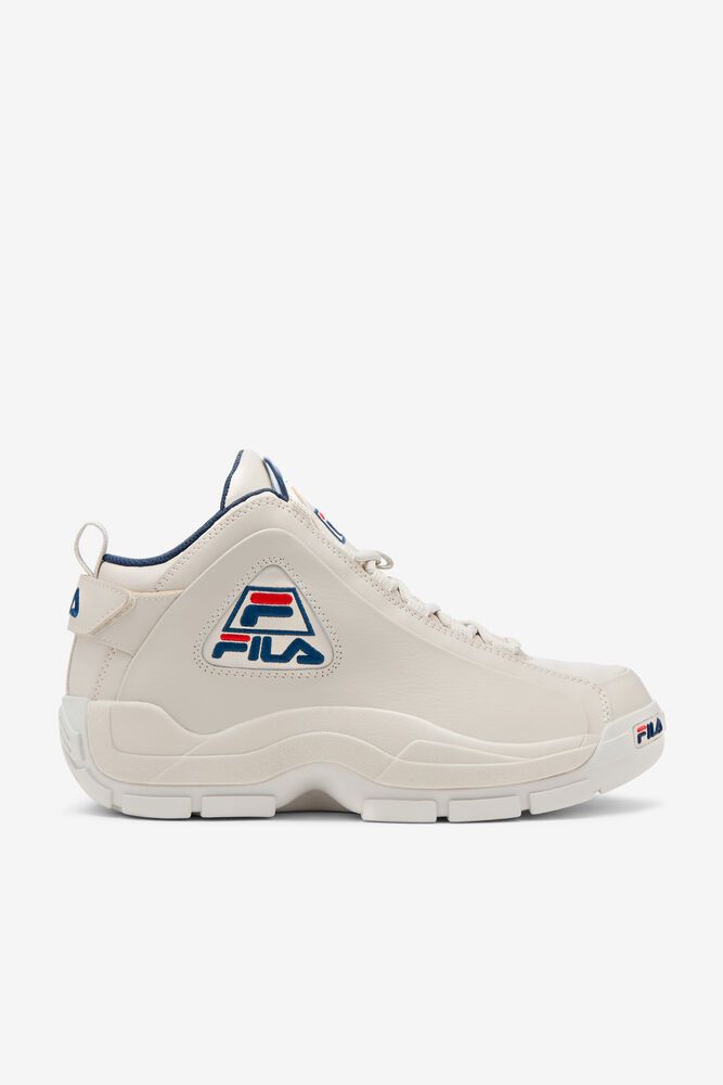 Fila Grant Hill 2 Cement White Sneakers Mens - NZ 64250-HYZI